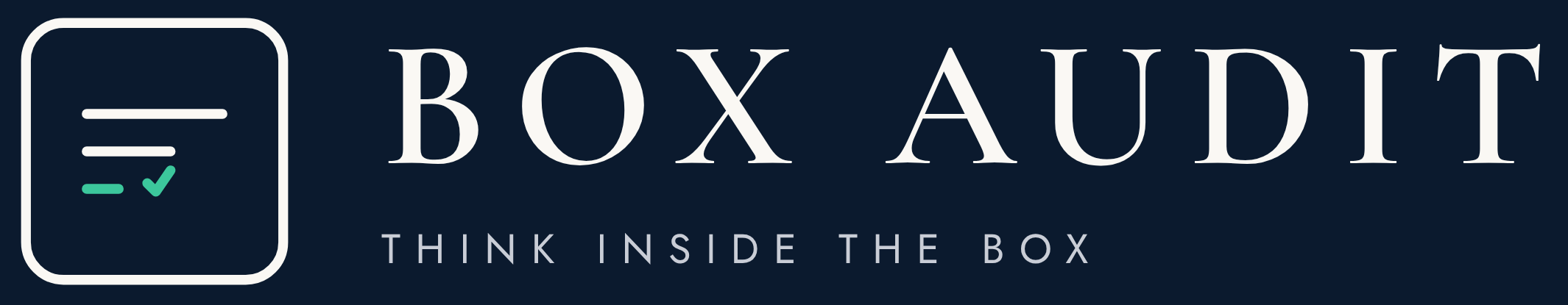 Box Audit. Think inside the box.